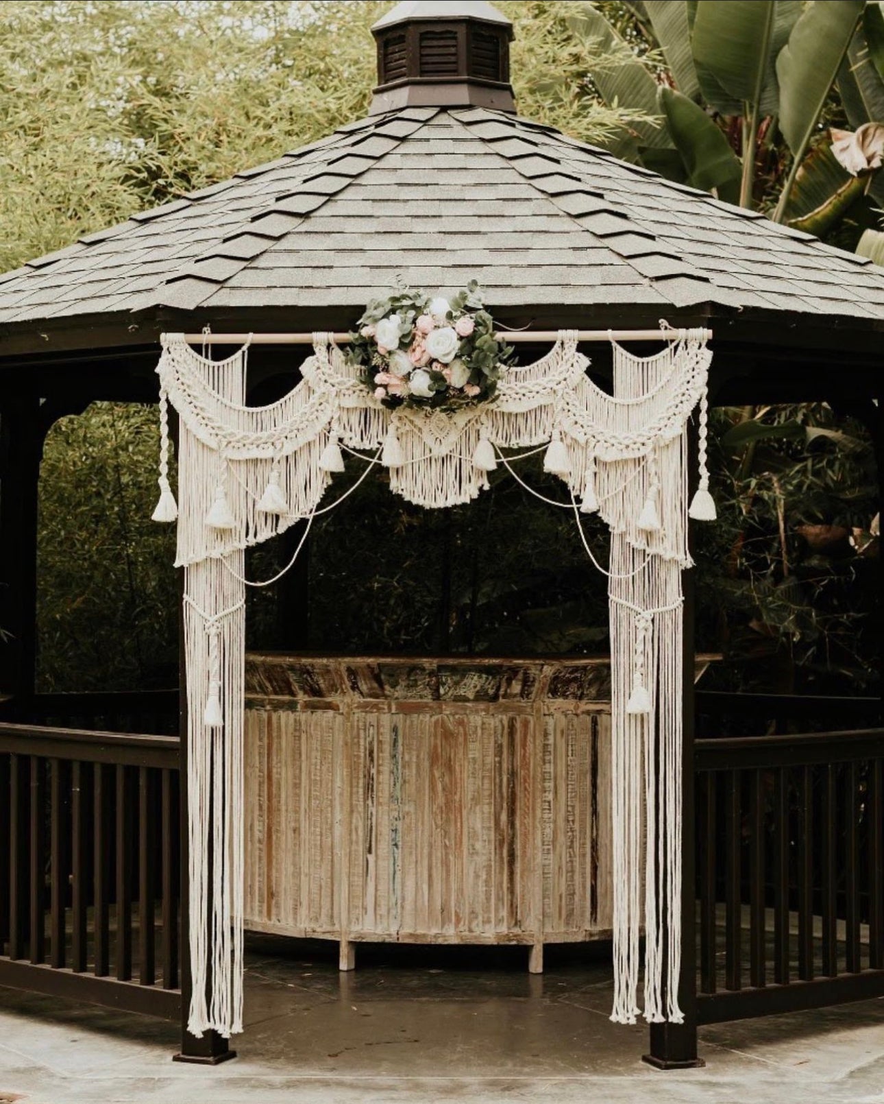 Macramé Hanging Backdrop