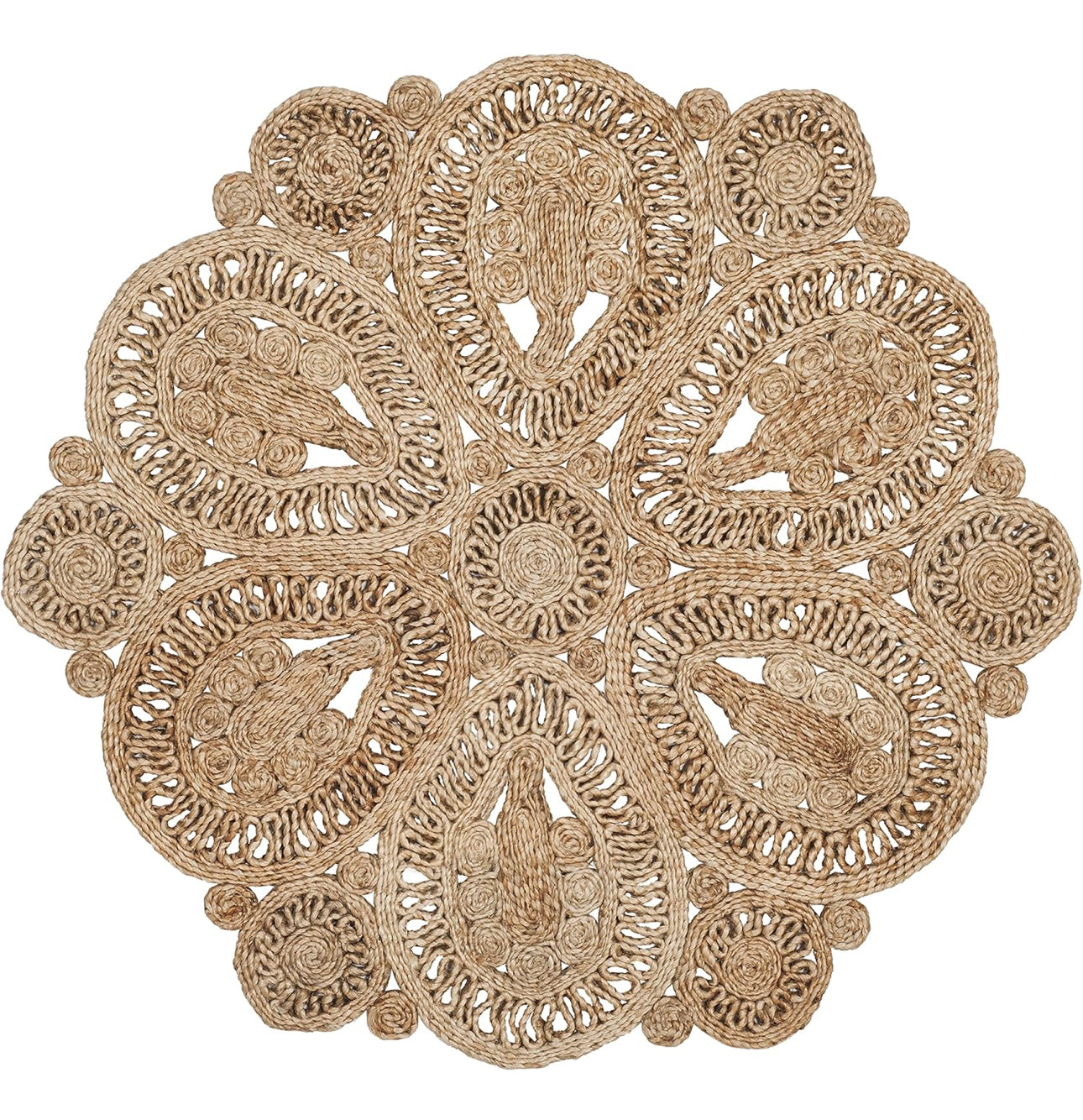 Handmade Jute Rug 6’
