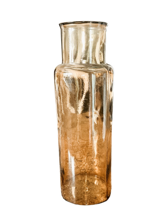 “Honey” Tall Glass Vase