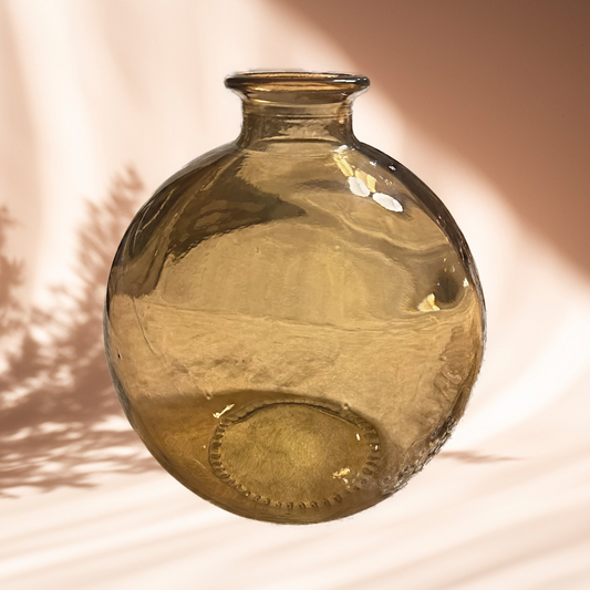 “Amber” Glass Vase