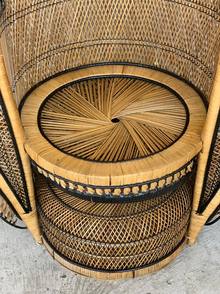 “Leo” Peacock Throne Chair