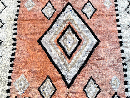 “Nomad Kesh” Vintage Moroccan Rug 10’6”X5’