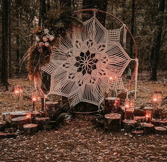 Macramé Mandala Backdrop