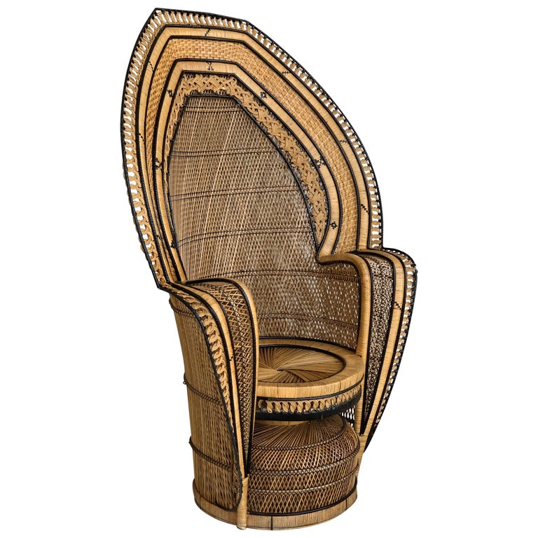 “Aurora” Peacock Throne Chair