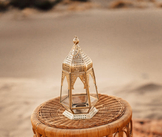 “Moroccan Nights” Gold Lanterns