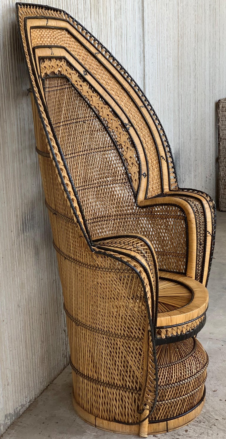 “Aurora” Peacock Throne Chair