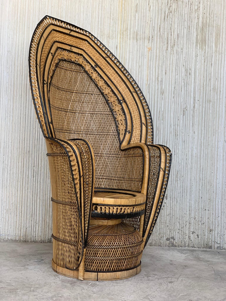 “Aurora” Peacock Throne Chair